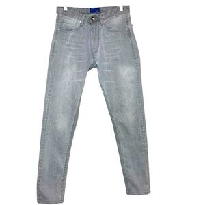 Zara Man Slim Jeans Sz 30X30 (real 29" Waist) Gray Denim Modern Mid Rise